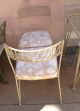 Salterini Ribbon Series Wrought Iron Dining / Patio/ Garden Table And 4 Chairs Mid-Century Modernism photo 2