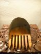 Unusual Wooden Forked Scooping Tool - Metal Back - Antique / Vintage Primitives photo 2
