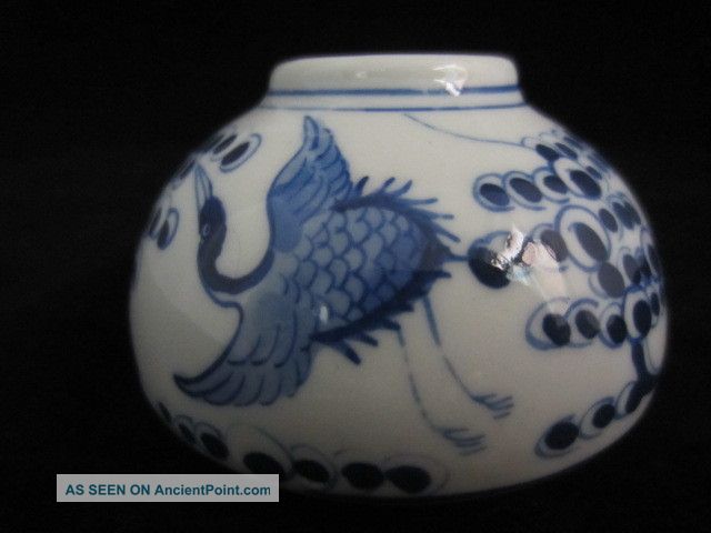 Chinese Blue And White Porcelain Ceramic Scene Drawing Snuff Bottles Snuff Bottles photo