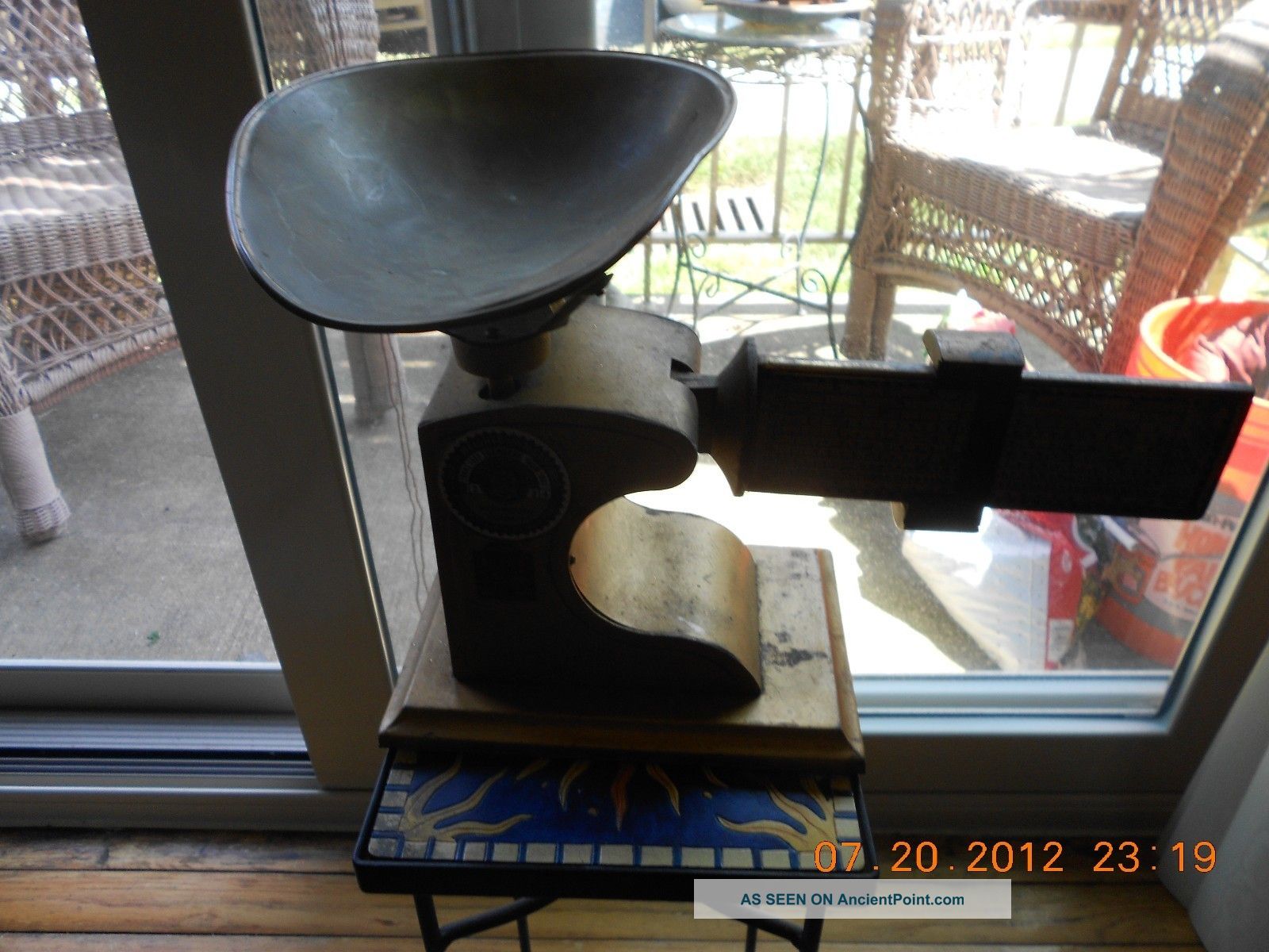 Antique 1915 Candy Scale Pelouze Mfg.  Co. Scales photo