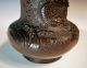 Important Museum Quality Antique Japanese Bronze Dragon Vase Signed Edo Meiji Vases photo 2