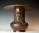Important Museum Quality Antique Japanese Bronze Dragon Vase Signed Edo Meiji Vases photo 3