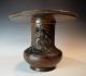 Important Museum Quality Antique Japanese Bronze Dragon Vase Signed Edo Meiji Vases photo 5