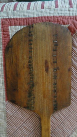 Darling Old 19th Cent.  Primitive Country Hand Carved Wooden Dough/bread Board photo
