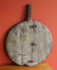 Antique Country Primitive Wooden Dough Board Breadboard 19th Century Old Repairs Primitives photo 2