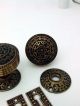 Antique Windsor Doorknobs Rosettes Key Covers Cast Bronze C.  1885 Door Knobs & Handles photo 2
