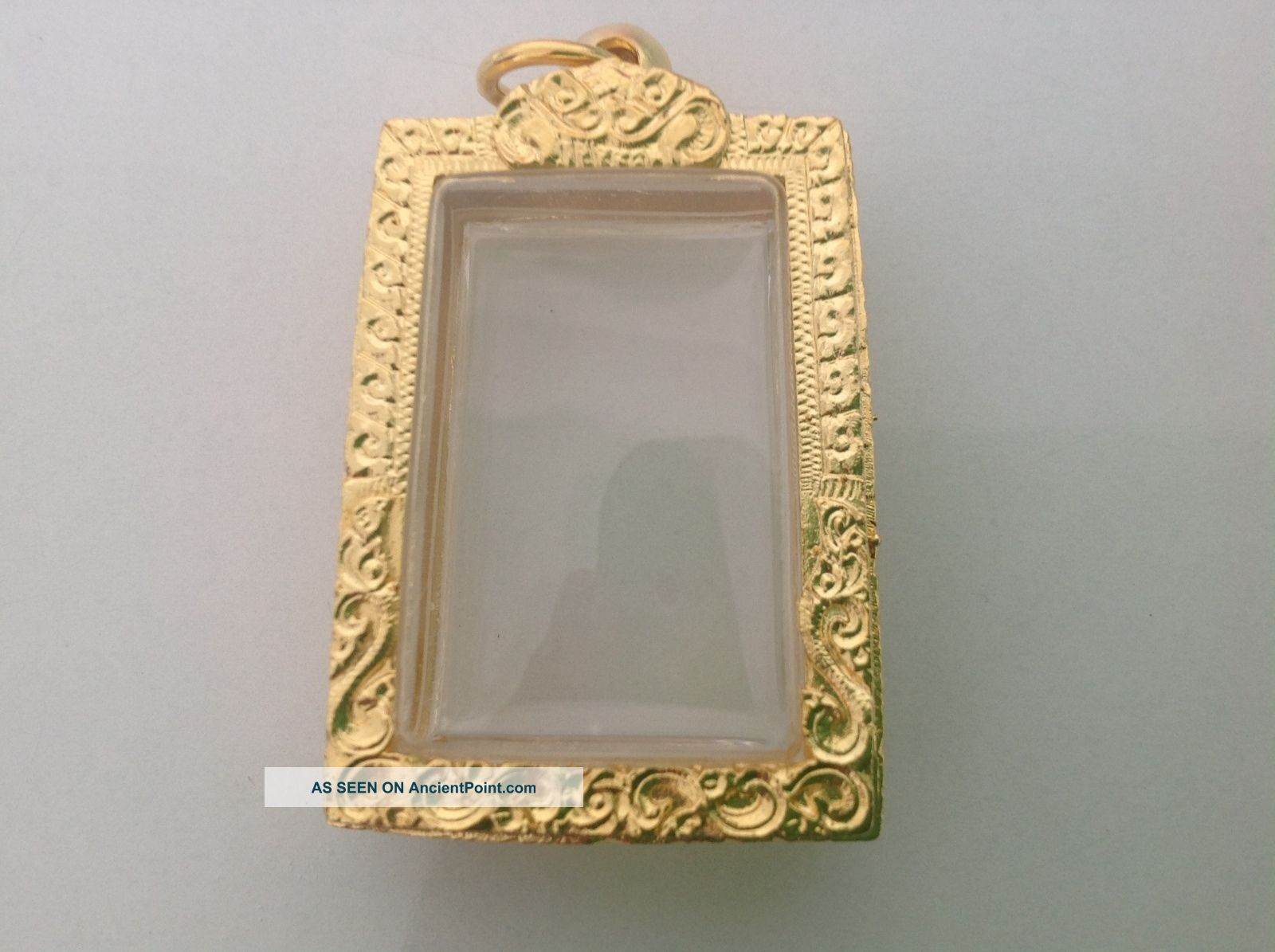 1 Case Micron Gold Case Fit Most Phra Somdej Buddha Thai Amulet Amulets photo