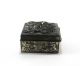 Antique Asian Chinese Dragon Silver Tone Metal & Wood Hinged Box Decoration Boxes photo 6
