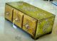 Horizontal Embossed 4 Drawers Wooden Painted Jewelry Cum Spice Box Wood Art India photo 4