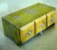Horizontal Embossed 4 Drawers Wooden Painted Jewelry Cum Spice Box Wood Art India photo 5
