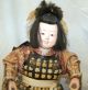 Pair Of 2 Old Antique Japanese Warrior Samurai Ningyo Musha Dolls Dolls photo 1