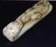 100% Natural Nephrite Hetian Jade Carved Dragon Dad,  And Son Dragon Hook “苍龙教子” Other photo 4