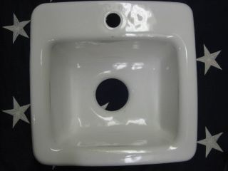 Fine Antique Ceco Porcelain Cast Iron Single Sink Well For Kitchen Or Bathroom photo