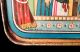 Rare Punch & Judy 1890 Tin Litho Tea Set Tray Hang The Policeman Metalware photo 4