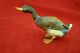 Fantastic Antique Austrian Vienna Mallard Duck Metalware photo 6