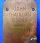 Rare (kilos & Libras) - John Chatillon & Sons Hanging Scale - Brass Face Scales photo 2