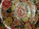 Chinese Famille Rose Porcelain Plate Mille Fleur,  Qianlong Mark,  19th Century Plates photo 7