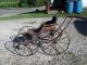 Push Victorian Baby Buggy With Wooden Wheels Circa 1870 Antique Baby Carriages & Buggies photo 9