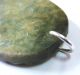 Antique Happy Buddha Pendant Chinese Old Jade Carving Amulet Silver Ring Necklaces & Pendants photo 9