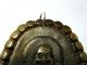 Antique Happy Buddha Pendant Chinese Old Jade Carving Amulet Silver Ring Necklaces & Pendants photo 1