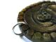 Antique Happy Buddha Pendant Chinese Old Jade Carving Amulet Silver Ring Necklaces & Pendants photo 3
