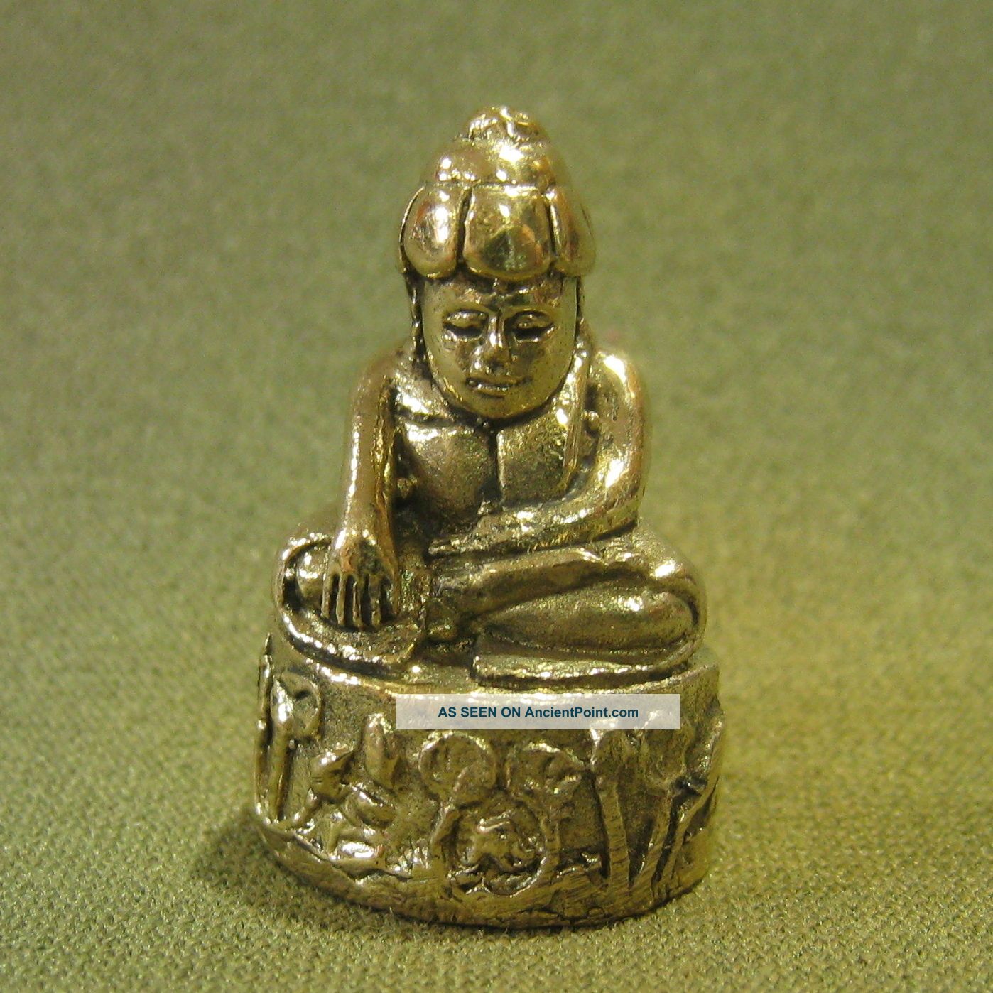 Phra Uppakut Wealth Luck Good Business Sacred Charm Thai Amulet Amulets photo