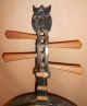 Antique Chinese Wooden Yueqin Yuehchin Moon Guitar Musical Instrument Carved Bat Other photo 3