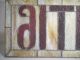 Aafa Art Deco Movie Theatre Stained Glass Exit Sign Vintage Nyc Trade Sign 1900-1940 photo 5