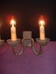 Old French Wrought Iron Sconces Chandeliers, Fixtures, Sconces photo 2