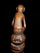 African Tribal Statue Sculpture Ethnographic Art Decor Carved W/monkey On Top Sculptures & Statues photo 3