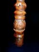 African Tribal Statue Sculpture Ethnographic Art Decor Carved W/monkey On Top Sculptures & Statues photo 7
