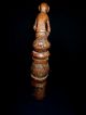 African Tribal Statue Sculpture Ethnographic Art Decor Carved W/monkey On Top Sculptures & Statues photo 8