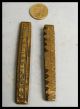 2 Massive Brancusi - Esque 18 - 19thc Akan Gold Weights,  8.  5 + 9 Cms In Length Other photo 1