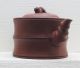 China Zi Sha Teapot Dark - Red Enameled Pottery Teapot Decorate Bamboo Teapots photo 1