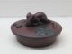 China Zi Sha Teapot Dark - Red Enameled Pottery Teapot Decorate Mice Teapots photo 4