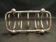 Unusual 19th C.  Silverplated 4 - Slice Toast Rack Hearts Other photo 4