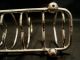 Unusual 19th C.  Silverplated 4 - Slice Toast Rack Hearts Other photo 6
