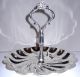 Old Hampshire Silversmiths Vintage Silver Plated Server W/handle In Or.  Packing Platters & Trays photo 4