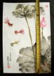 Vintage - Ink And Color Painting - Fish & Lotus - China Paintings & Scrolls photo 6