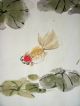 Vintage - Chinese Painting - Fish & Water Lily. Paintings & Scrolls photo 2