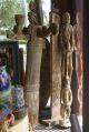 Asmat Old Handcarved Totem Pole Headhunting Ritual Oceanic Art Irian Jaya 101a1 Pacific Islands & Oceania photo 3