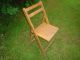 Antique Single Wooden Folding Chair Chair 4 1900-1950 photo 1