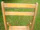 Antique Single Wooden Folding Chair Chair 4 1900-1950 photo 3