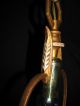 Art Deco Vtg Cast Iron Chandelier Pendant Ceiling Light Fixture 30 ' S Old Lamp Chandeliers, Fixtures, Sconces photo 4