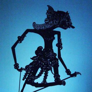 Wayang Kulit Indonesia Schattenspielfigur Marionette Shadow Puppet Jawa Db60 photo