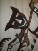 Primitive Grungy Folk Art Scary Skeleton Cat Halloween Door Greeter Doll Primitives photo 1