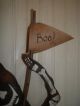 Primitive Grungy Folk Art Scary Skeleton Cat Halloween Door Greeter Doll Primitives photo 2