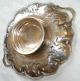 Fine Primrose Silverplate Antique Chased Pierced Art Footed Dish Tray Platter Platters & Trays photo 5