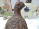 Vienna Bronze Cold Painted Partridge Grouse C1900 - Austria Metalware photo 5