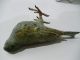 Vienna Bronze Cold Painted Grey Bird C1900 - Austria Metalware photo 8